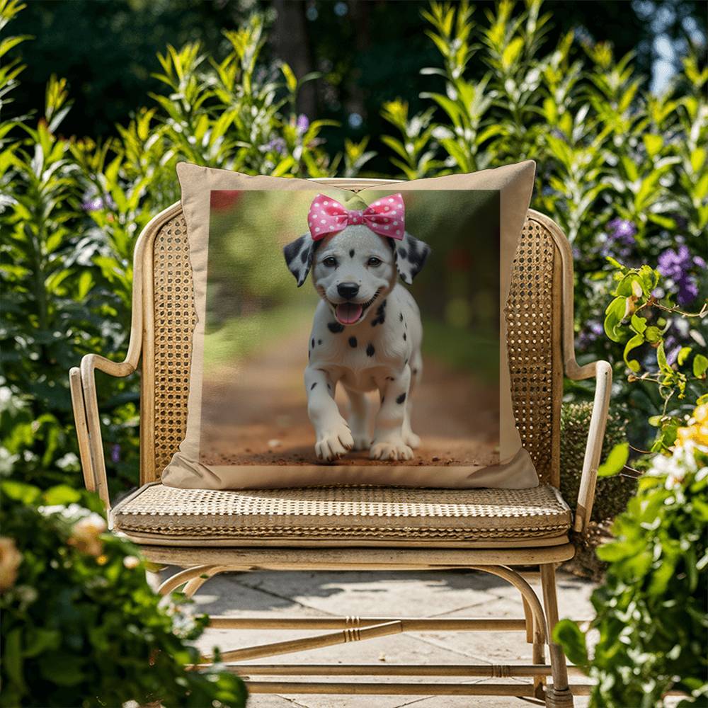 ShineOn Fulfillment Bedding 20" x 20" Coquette Dalmatian Pillow