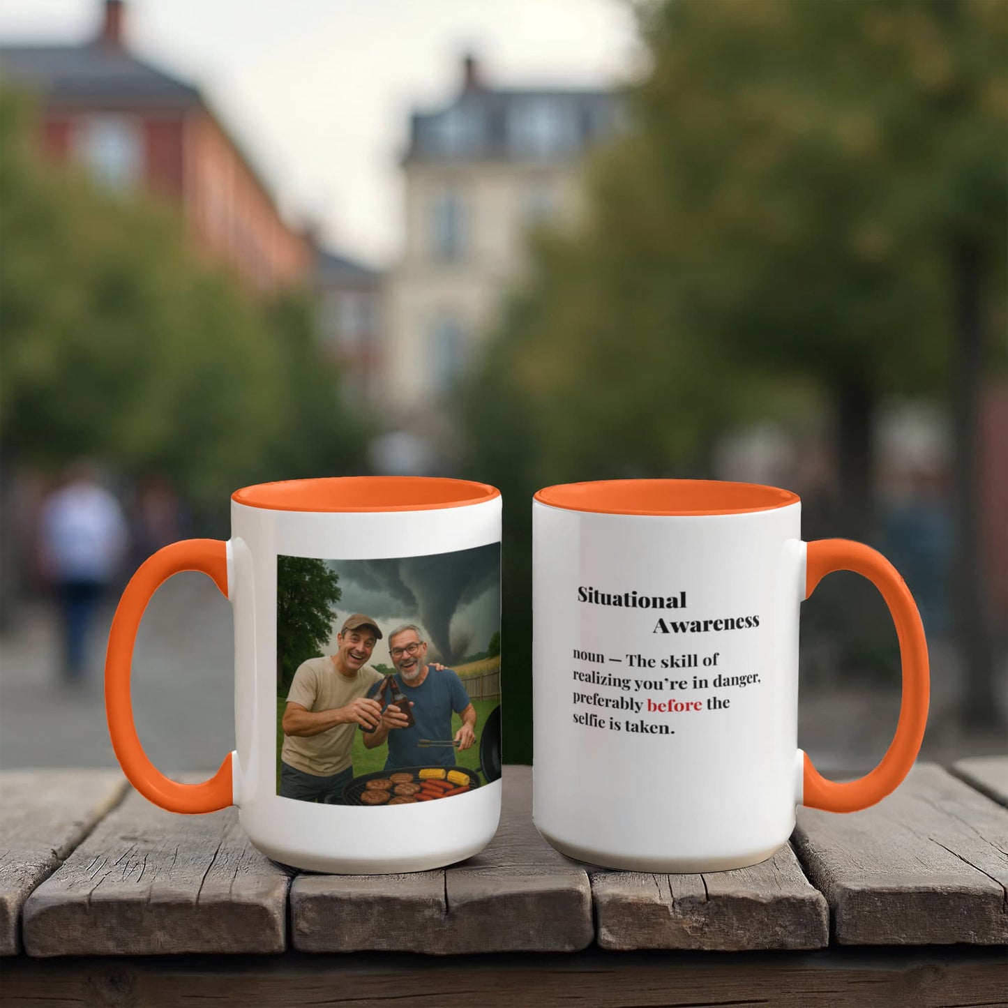 ShineOn Fulfillment Drinkware BBQ Situational Awareness Coffee Mug - GHR1163