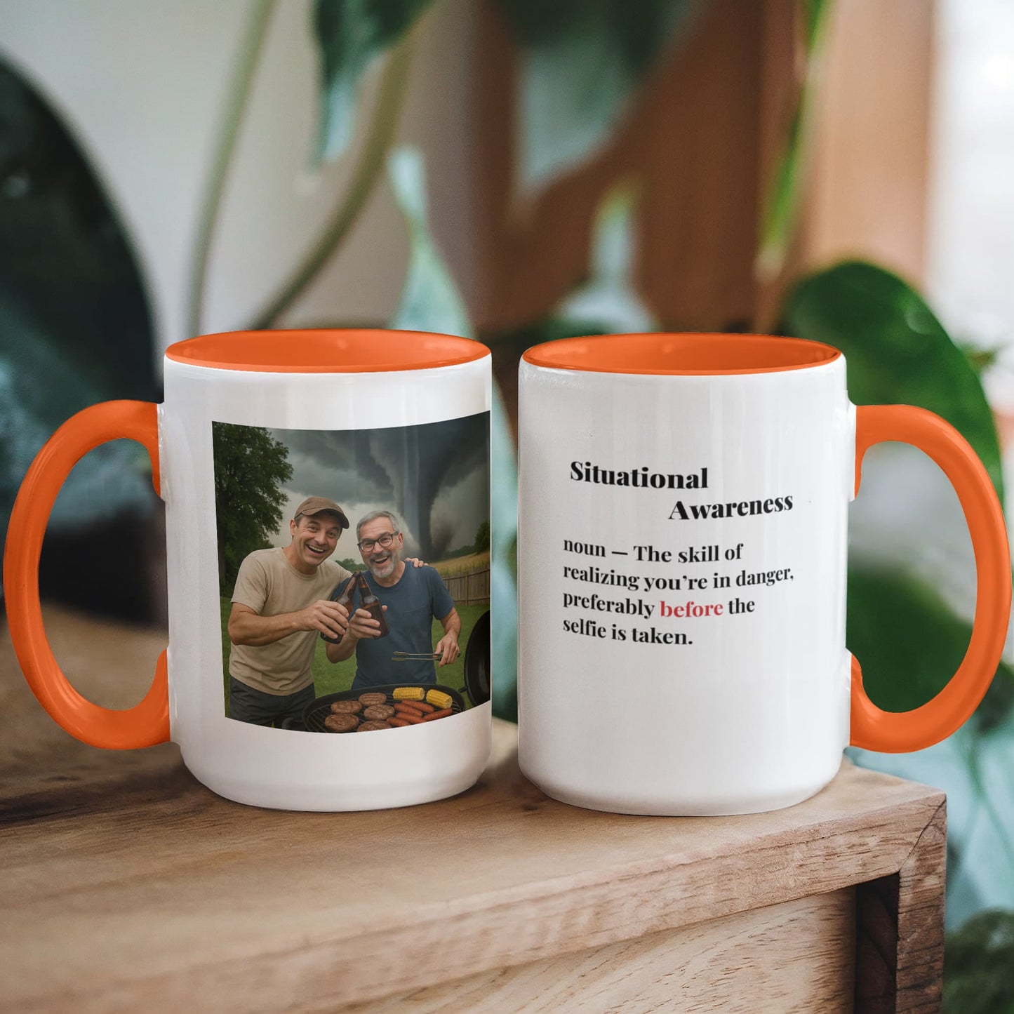 ShineOn Fulfillment Drinkware BBQ Situational Awareness Coffee Mug - GHR1163