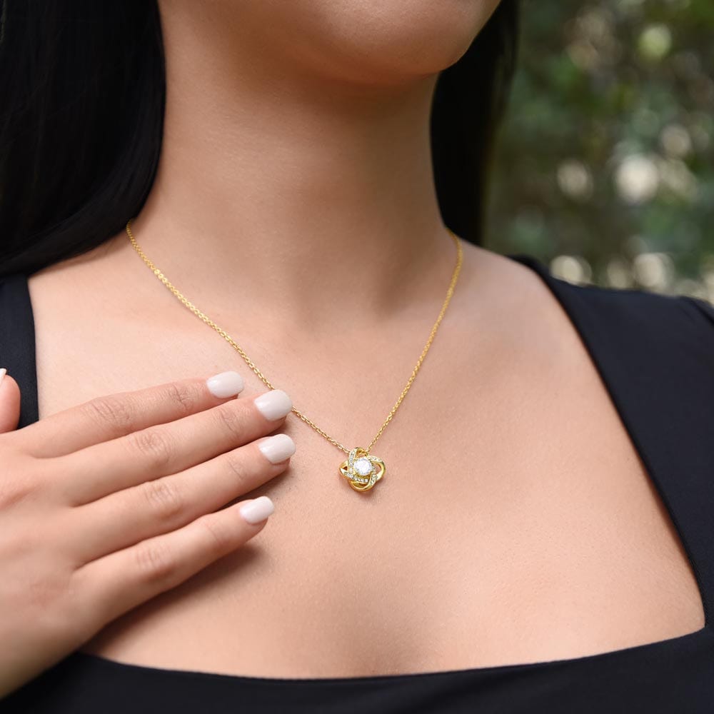 ShineOn Fulfillment Jewelry Congratulations! - Love Knot Necklace - GHR1079