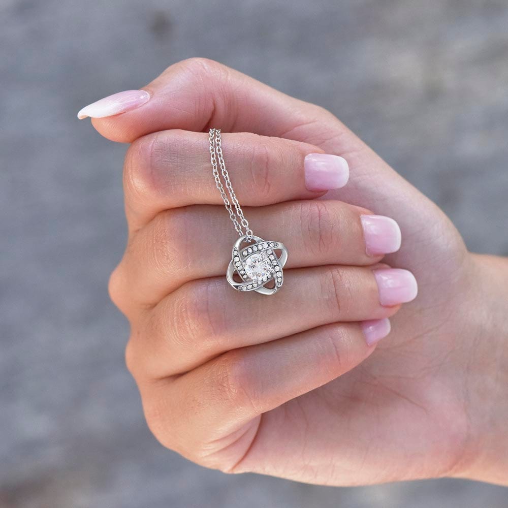 ShineOn Fulfillment Jewelry Congratulations! - Love Knot Necklace - GHR1079