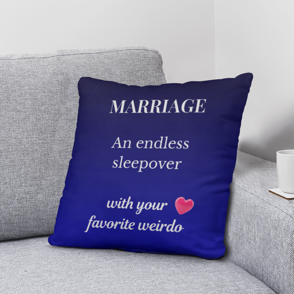 ShineOn Fulfillment Jewelry Marriage Pillow – Classic Pillow - GHR1211