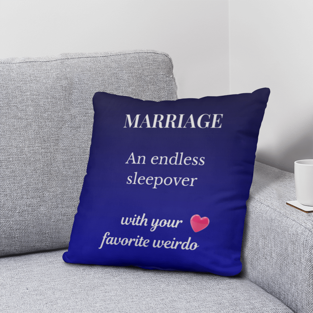 ShineOn Fulfillment Jewelry Marriage Pillow – Classic Pillow - GHR1211