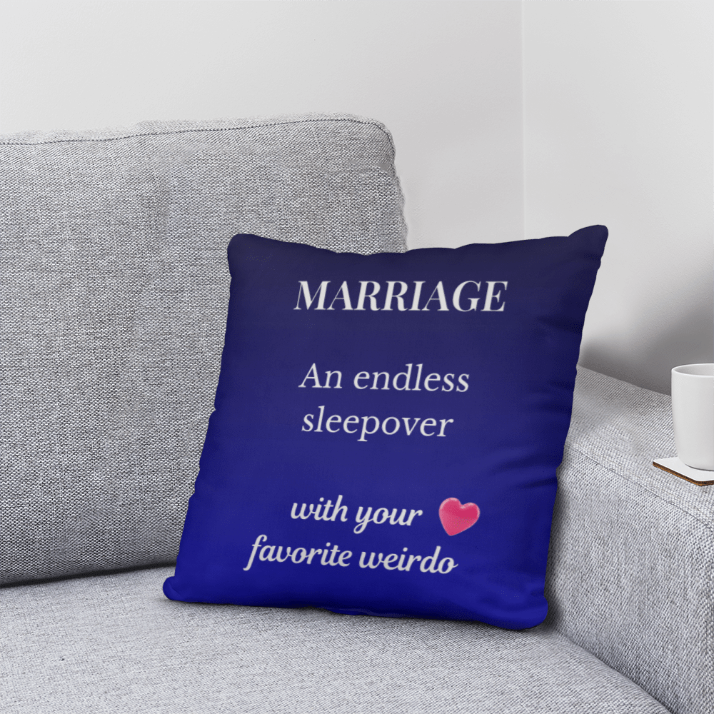 ShineOn Fulfillment Jewelry Marriage Pillow – Classic Pillow - GHR1211