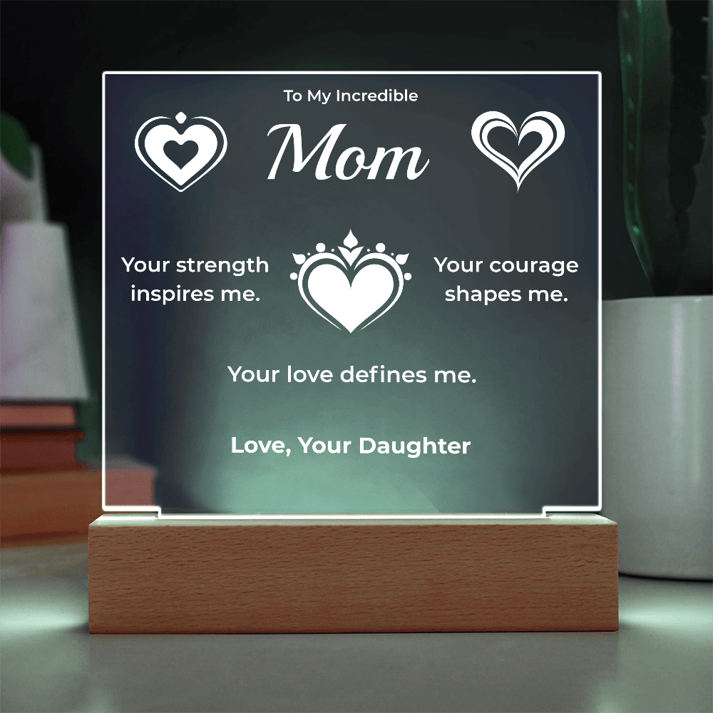 ShineOn Fulfillment Jewelry Mom from Daughter Plaque