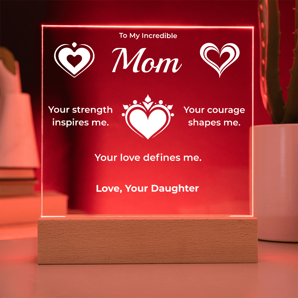 ShineOn Fulfillment Jewelry Mom from Daughter Plaque