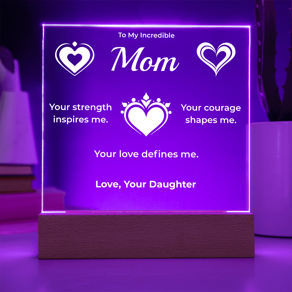 ShineOn Fulfillment Jewelry Mom from Daughter Plaque