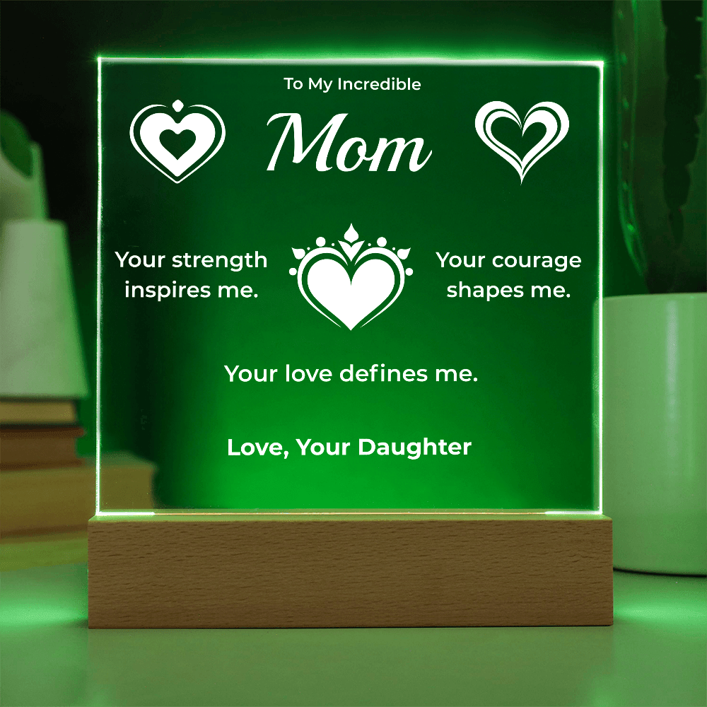 ShineOn Fulfillment Jewelry Mom from Daughter Plaque