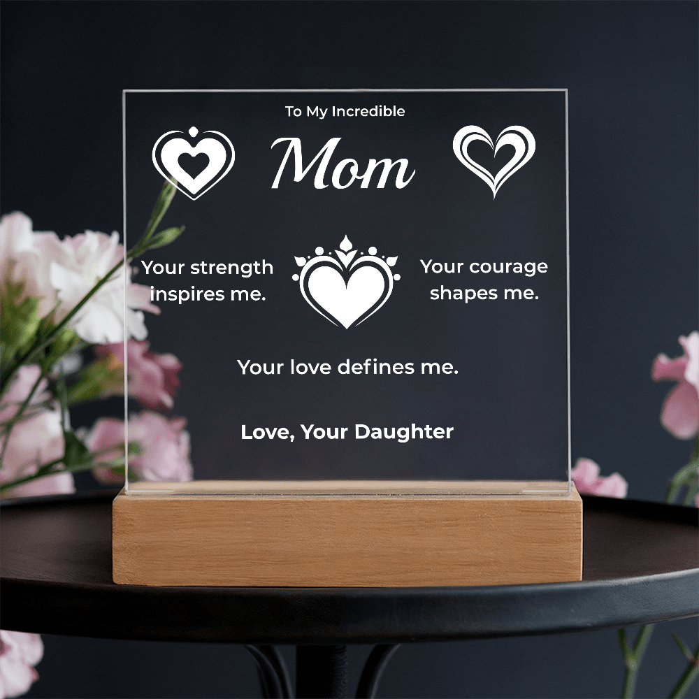 ShineOn Fulfillment Jewelry Mom from Daughter Plaque