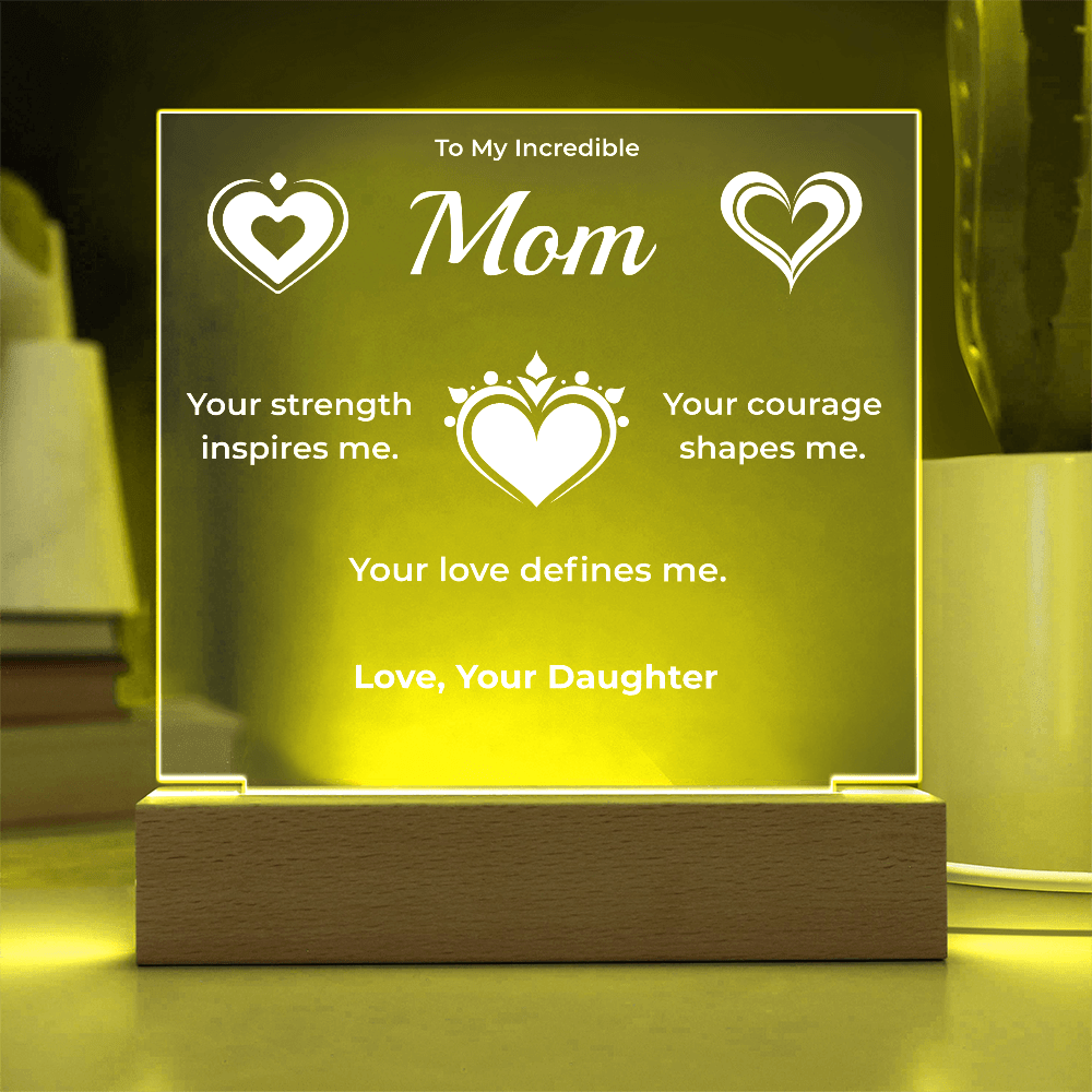 ShineOn Fulfillment Jewelry Mom from Daughter Plaque
