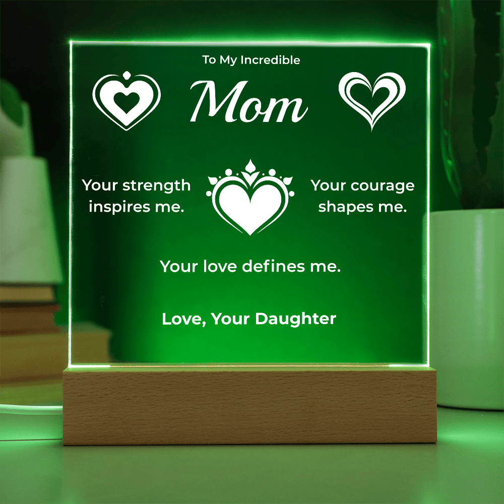 ShineOn Fulfillment Jewelry Mom from Daughter Plaque