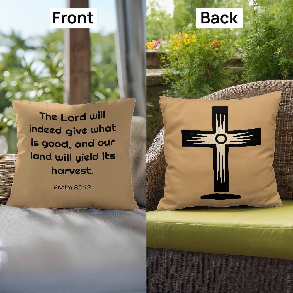 ShineOn Fulfillment Jewelry Psalm 85:12 Pillow