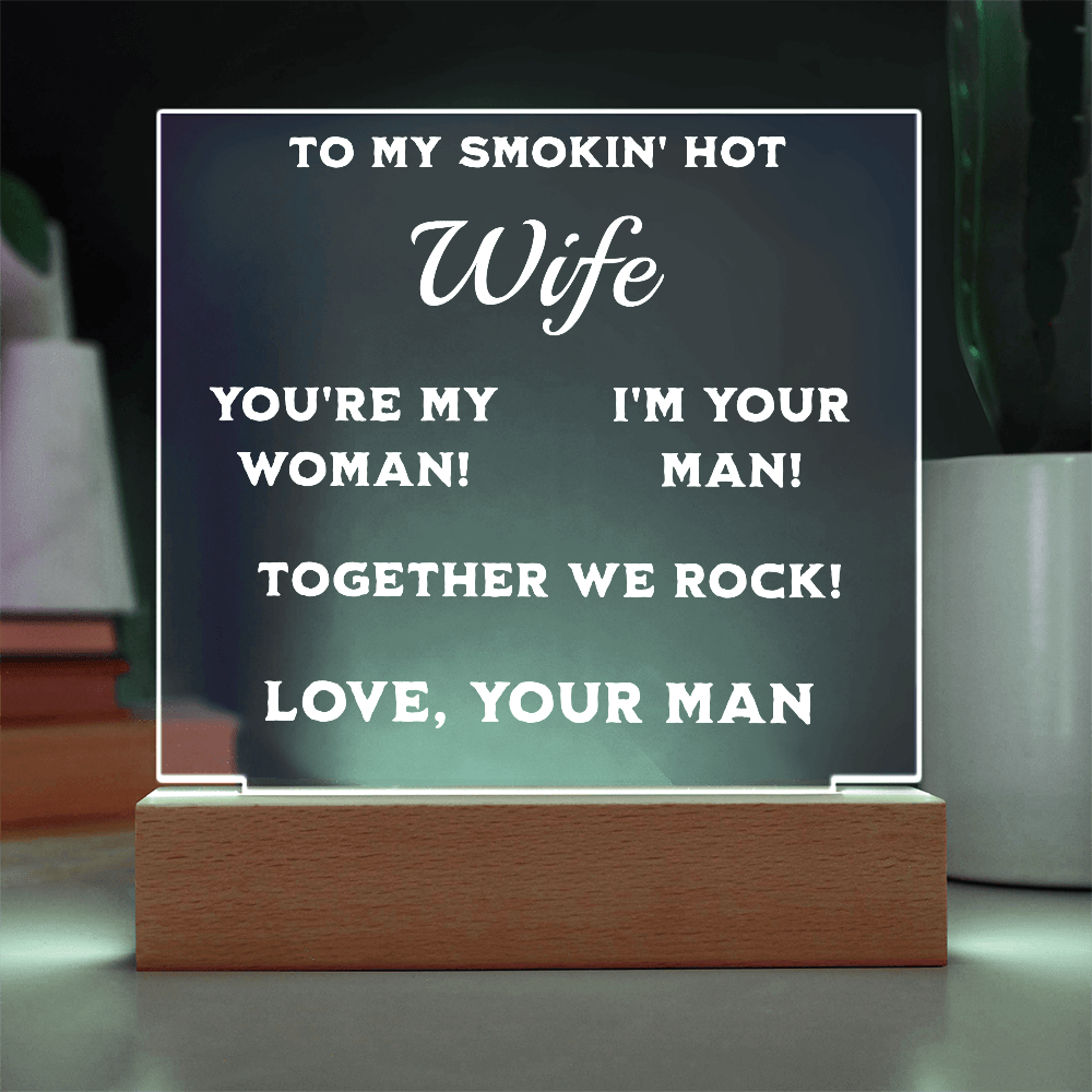 ShineOn Fulfillment Jewelry Smokin' Hot Wife Plaque