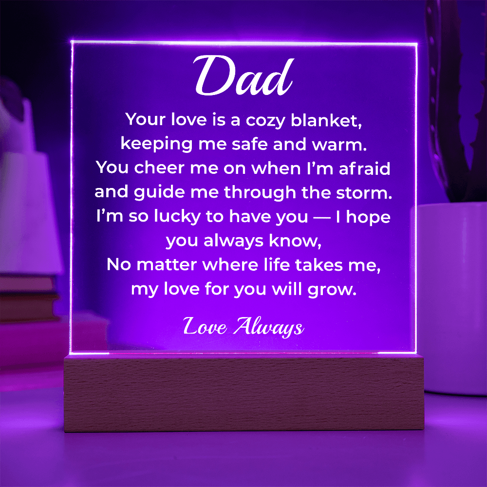 ShineOn Fulfillment Jewelry To Dad Everlasting Love - LED Acrylic Plaque - GHR1111