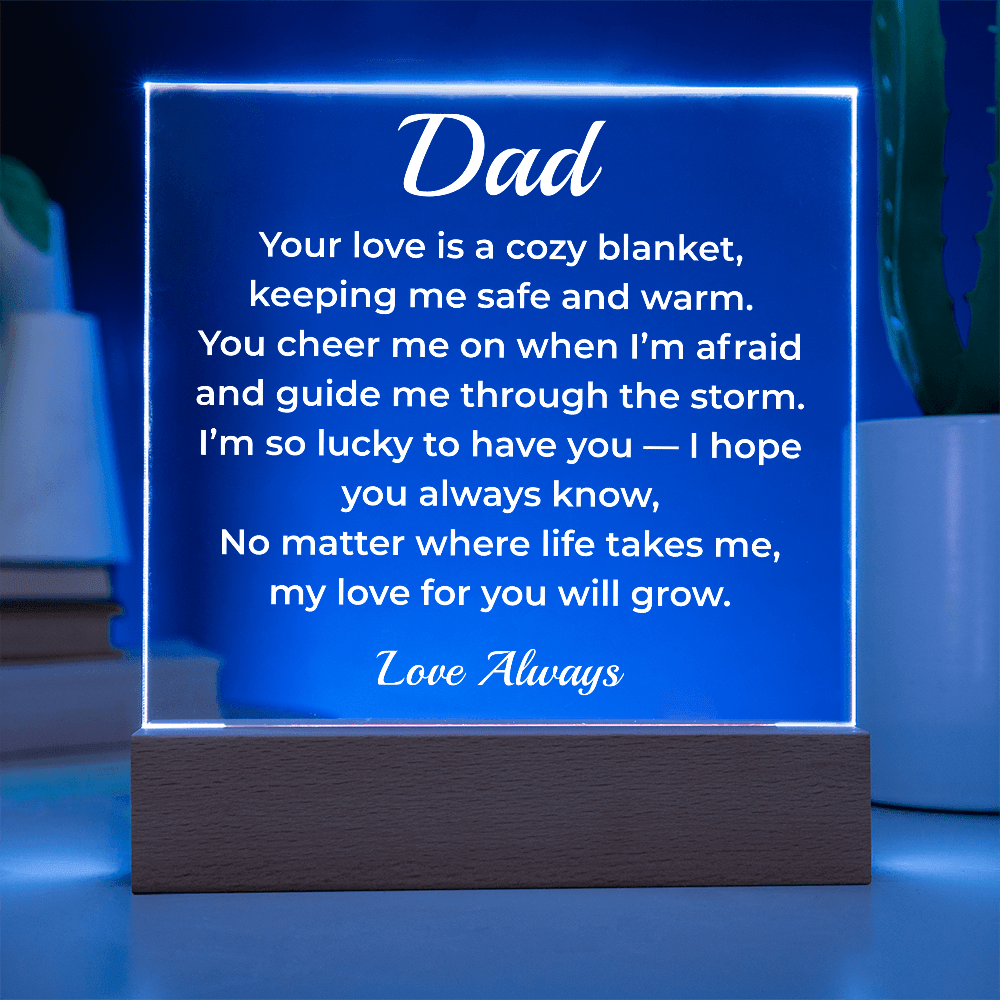 ShineOn Fulfillment Jewelry To Dad Everlasting Love - LED Acrylic Plaque - GHR1111