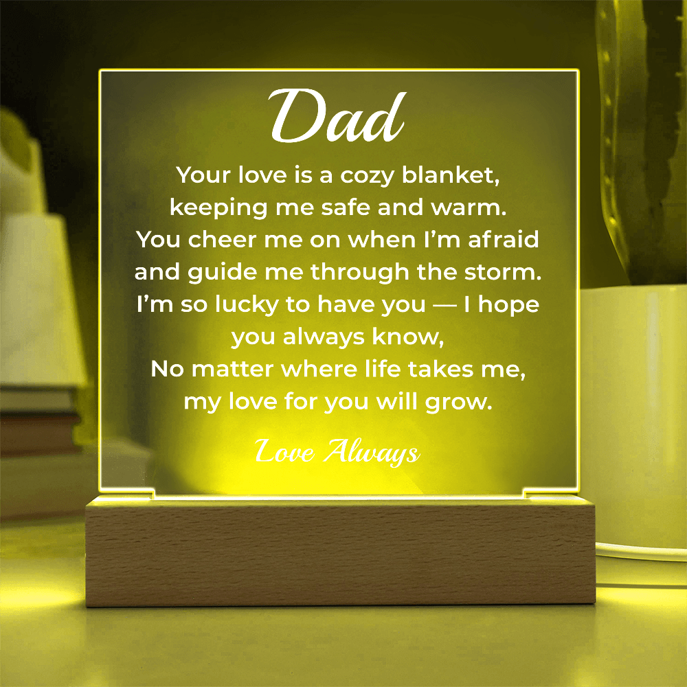 ShineOn Fulfillment Jewelry To Dad Everlasting Love - LED Acrylic Plaque - GHR1111