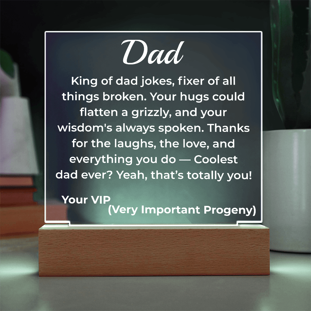 ShineOn Fulfillment Jewelry To Dad Hilarious - LED Acrylic Plaque - GHR1114