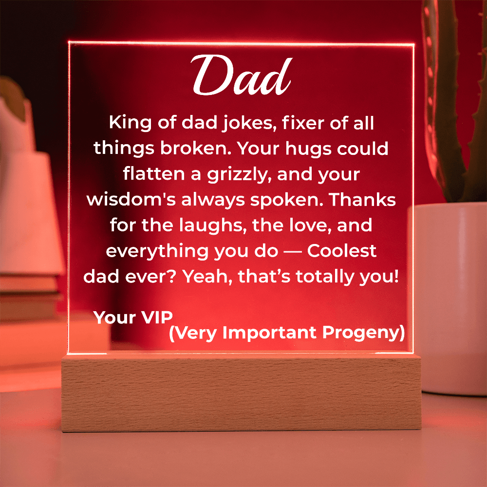 ShineOn Fulfillment Jewelry To Dad Hilarious - LED Acrylic Plaque - GHR1114