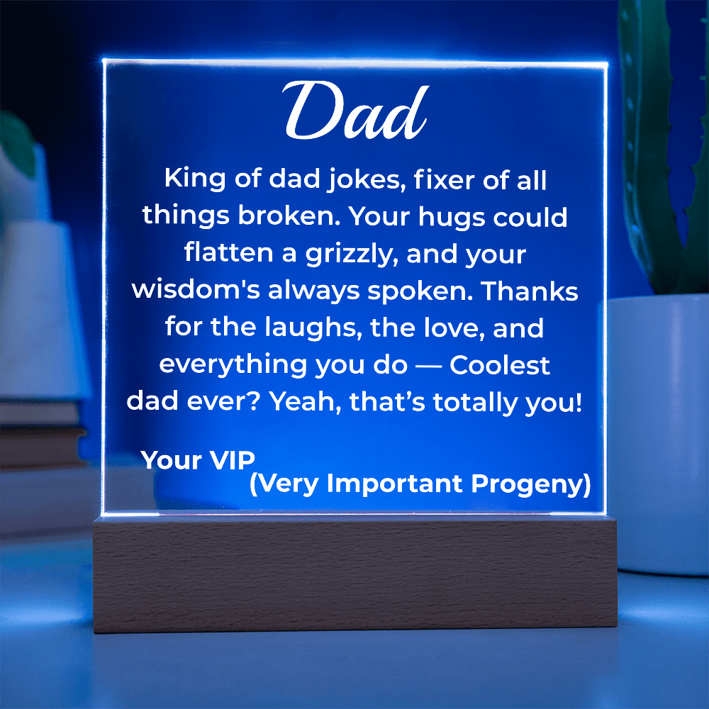 ShineOn Fulfillment Jewelry To Dad Hilarious - LED Acrylic Plaque - GHR1114