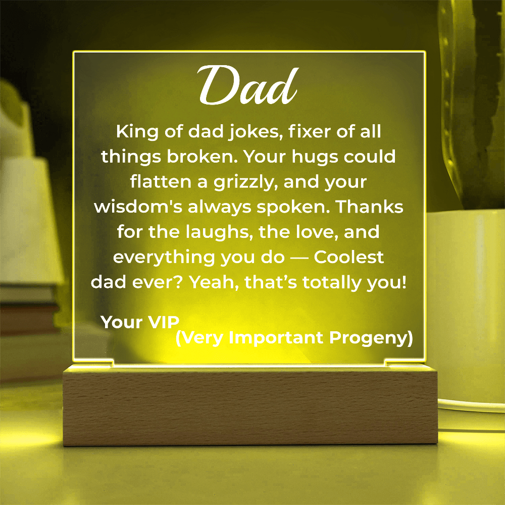 ShineOn Fulfillment Jewelry To Dad Hilarious - LED Acrylic Plaque - GHR1114