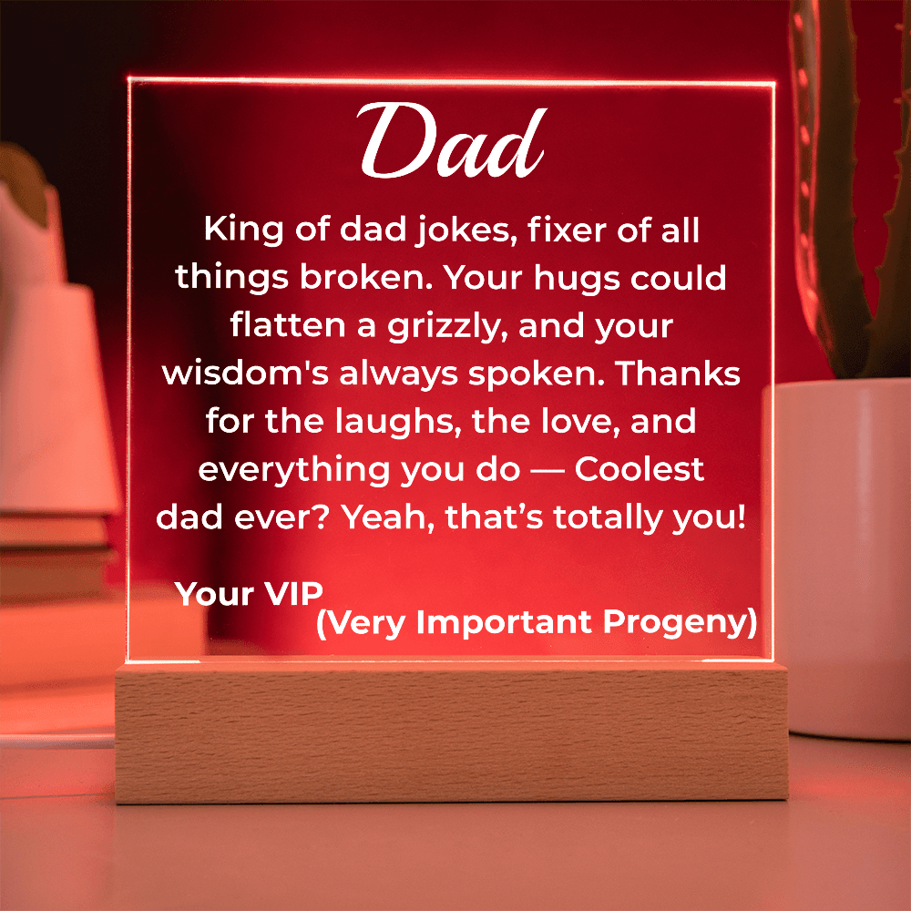 ShineOn Fulfillment Jewelry To Dad Hilarious - LED Acrylic Plaque - GHR1114