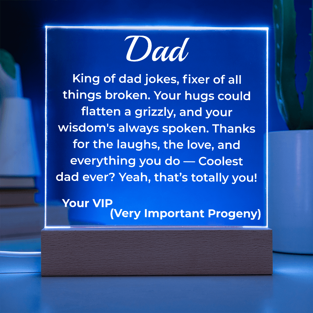 ShineOn Fulfillment Jewelry To Dad Hilarious - LED Acrylic Plaque - GHR1114