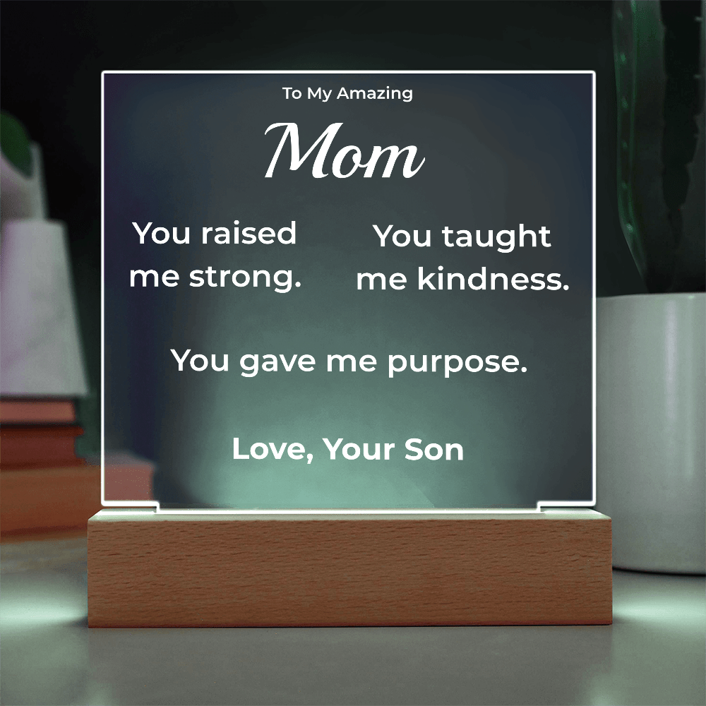 ShineOn Fulfillment Jewelry To Mom from Son Plaque