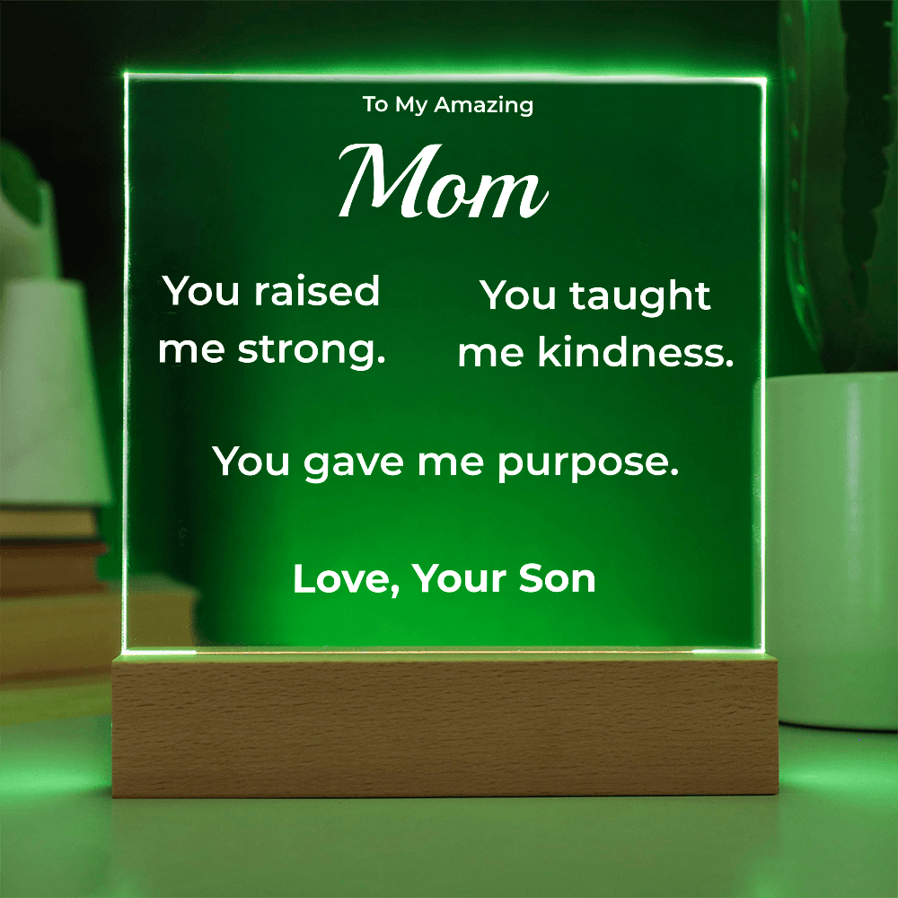ShineOn Fulfillment Jewelry To Mom from Son Plaque