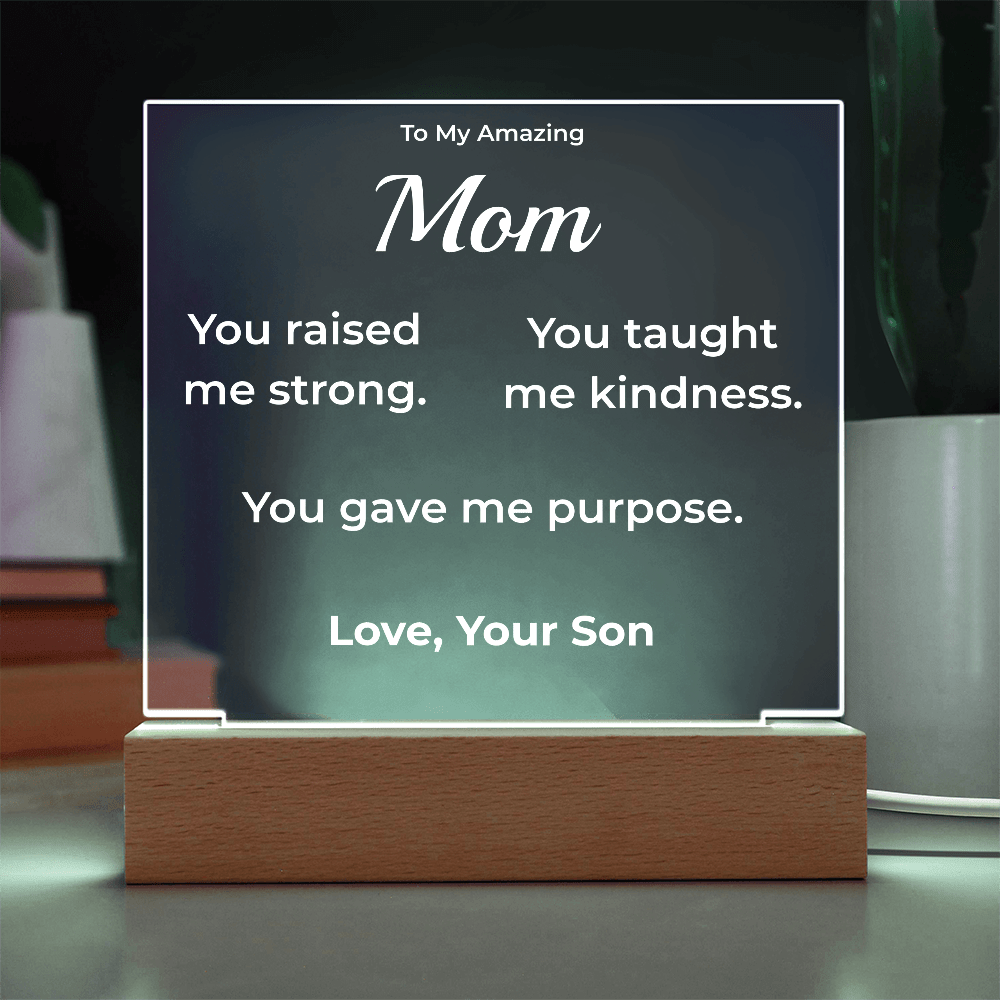 ShineOn Fulfillment Jewelry To Mom from Son Plaque