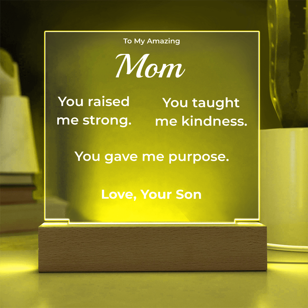 ShineOn Fulfillment Jewelry To Mom from Son Plaque
