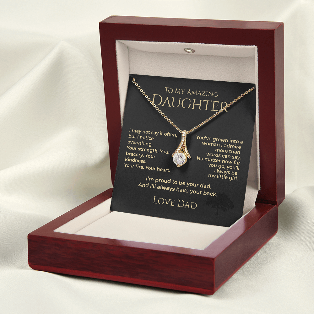 ShineOn Fulfillment Jewelry To My Amazing Daughter - Alluring Beauty Necklace - GHR1188