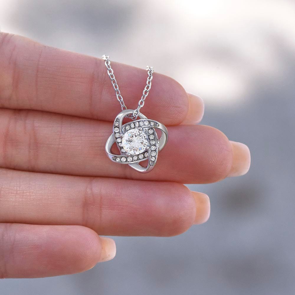 ShineOn Fulfillment Jewelry To My Amazing Daughter From Dad - Black Love-knot Necklace