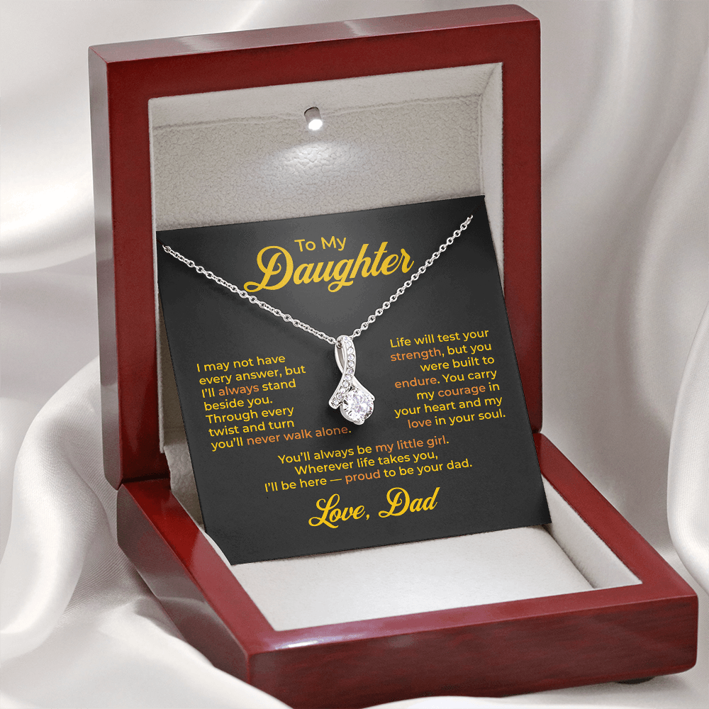 ShineOn Fulfillment Jewelry To My Daughter – Alluring Beauty Necklace - GHR1196