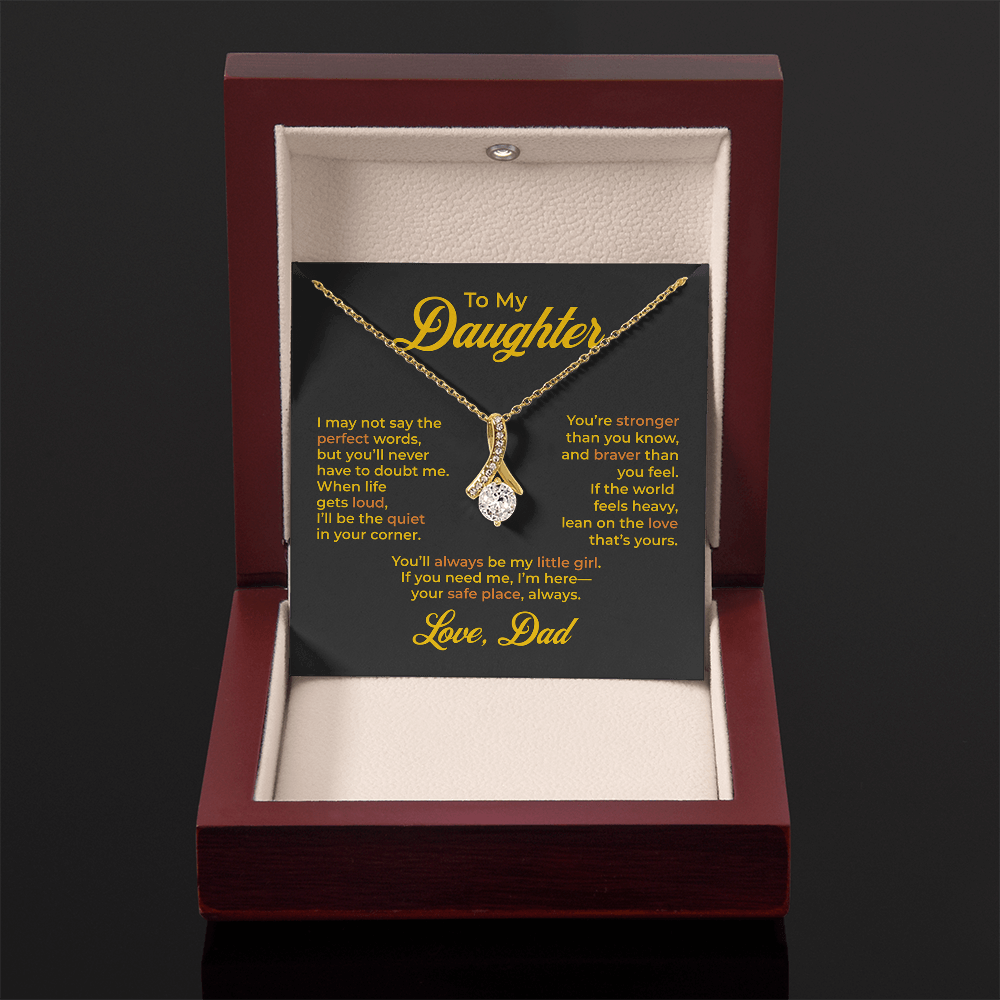 ShineOn Fulfillment Jewelry To My Daughter – Alluring Beauty Necklace - GHR1198