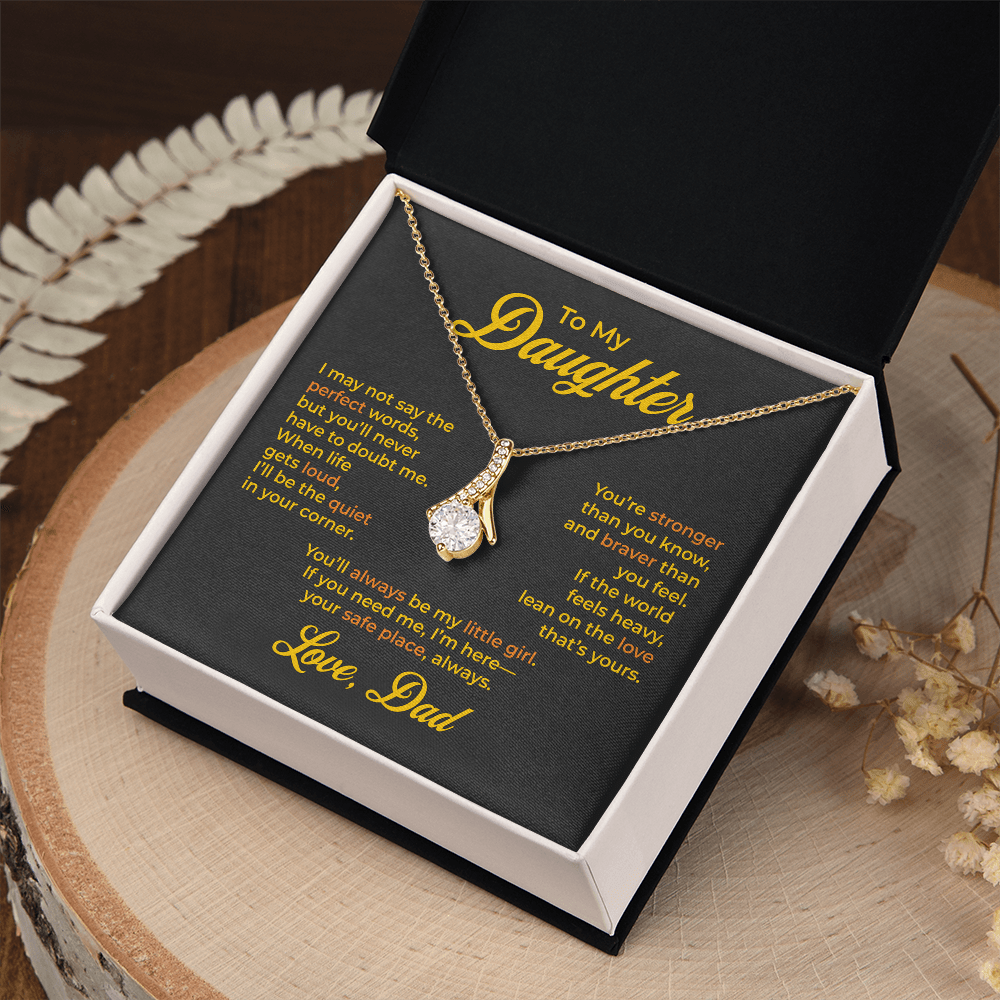 ShineOn Fulfillment Jewelry To My Daughter – Alluring Beauty Necklace - GHR1198