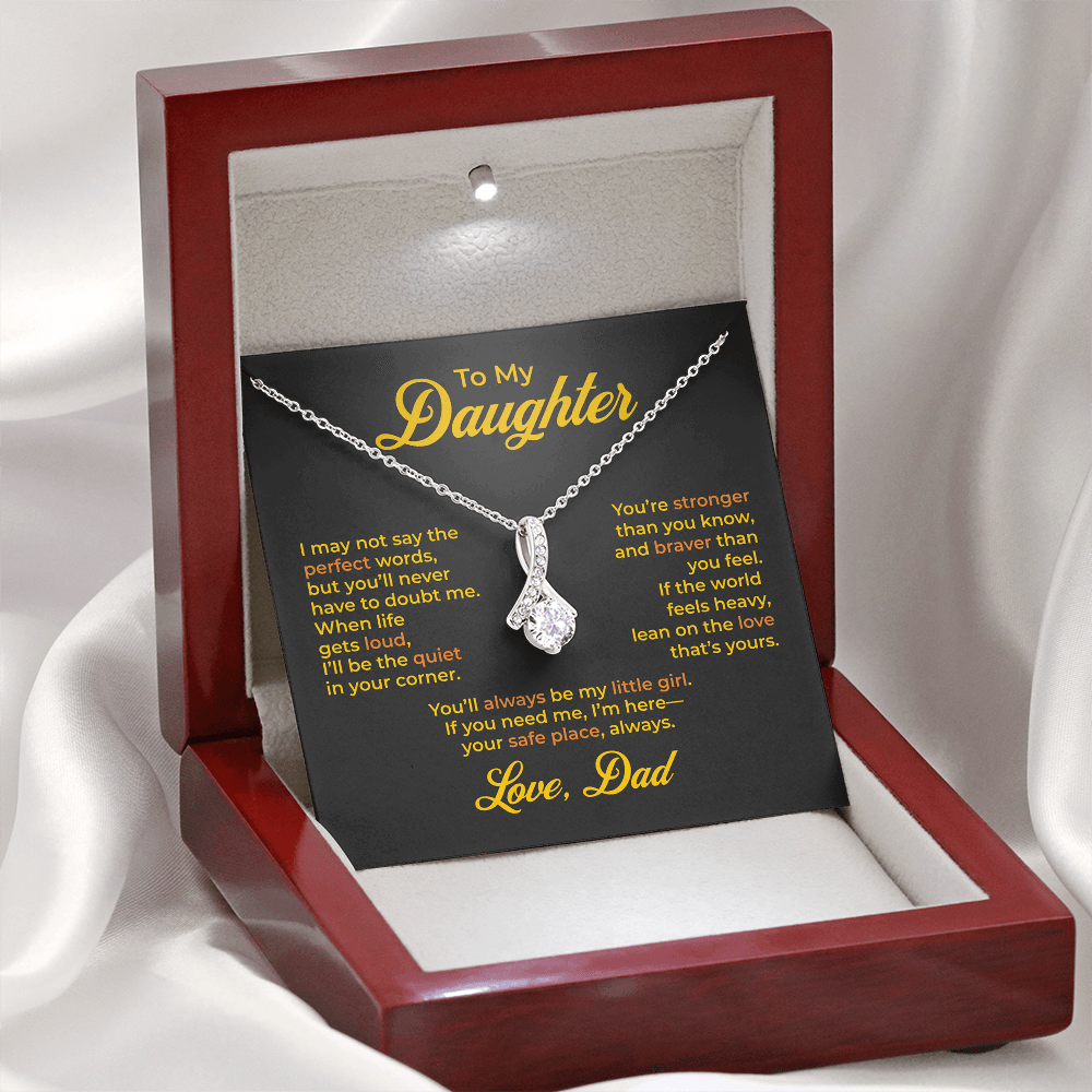 ShineOn Fulfillment Jewelry To My Daughter – Alluring Beauty Necklace - GHR1198