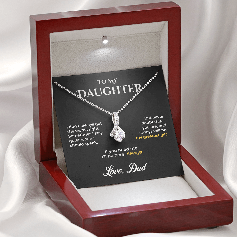 ShineOn Fulfillment Jewelry To My Daughter - Alluring Beauty Necklace - GHR1199