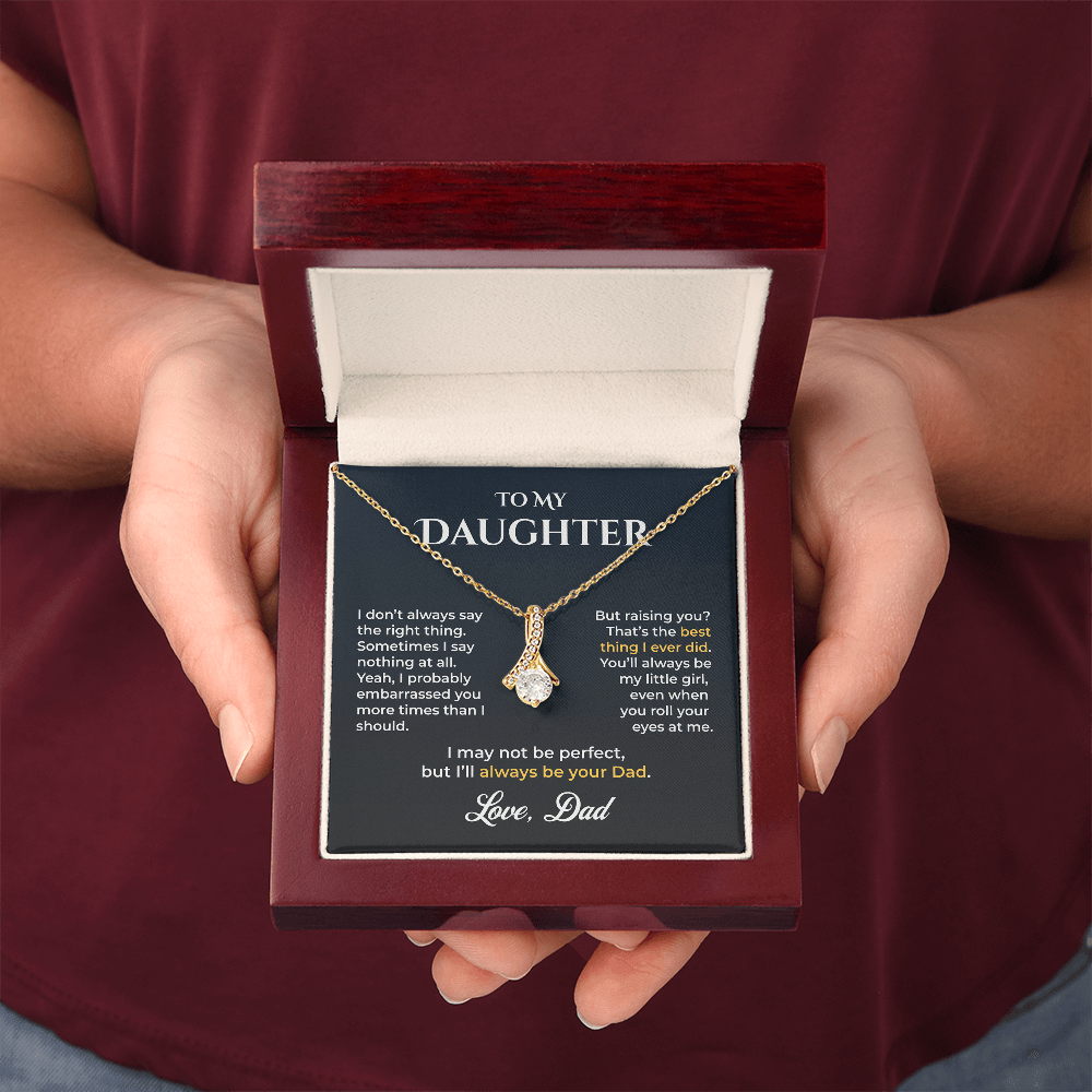 ShineOn Fulfillment Jewelry To My Daughter Necklace – GHR1203