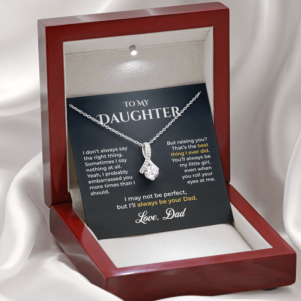 ShineOn Fulfillment Jewelry To My Daughter Necklace – GHR1203
