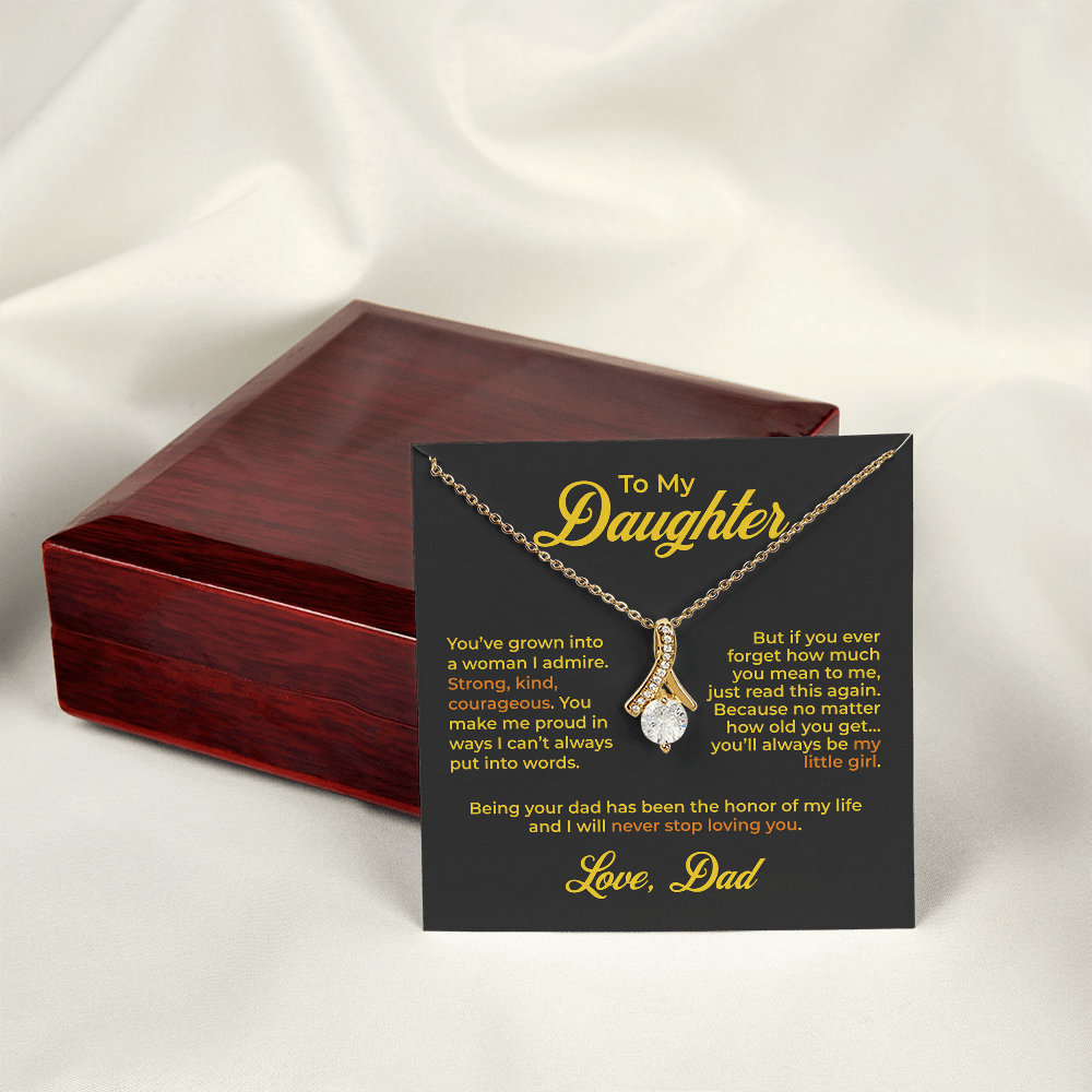ShineOn Fulfillment Jewelry To My Daughter – You'll Always Be My Little Girl - GHR1193
