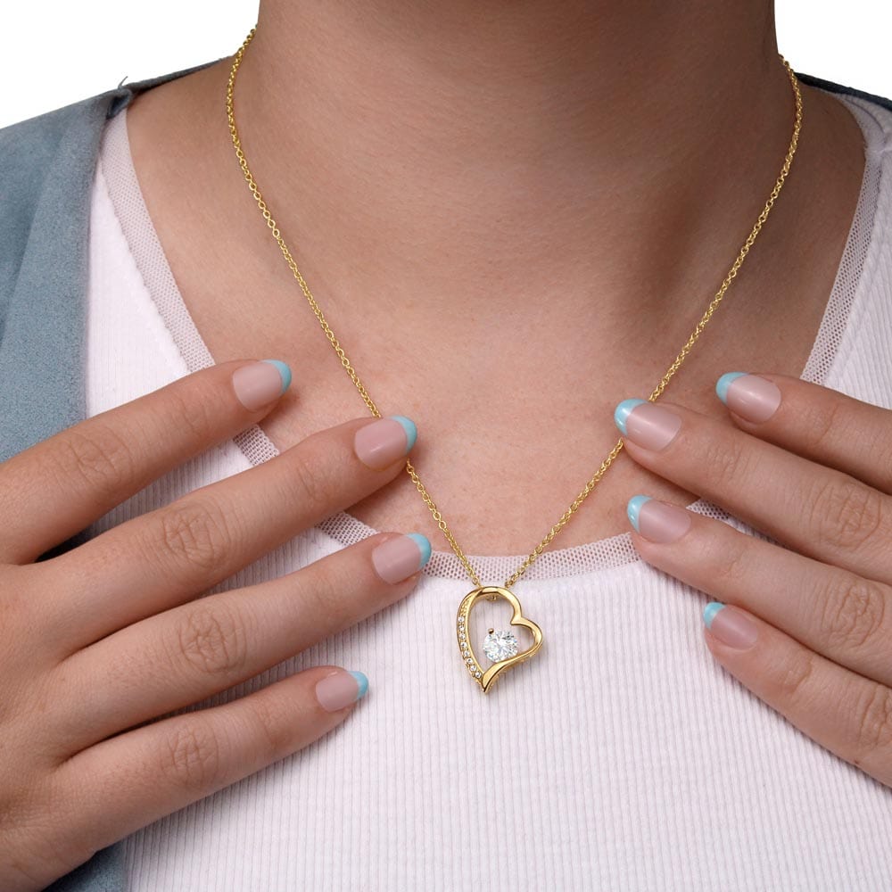 ShineOn Fulfillment Jewelry To My Precious Daughter - Forever Love Necklace - GHR1089