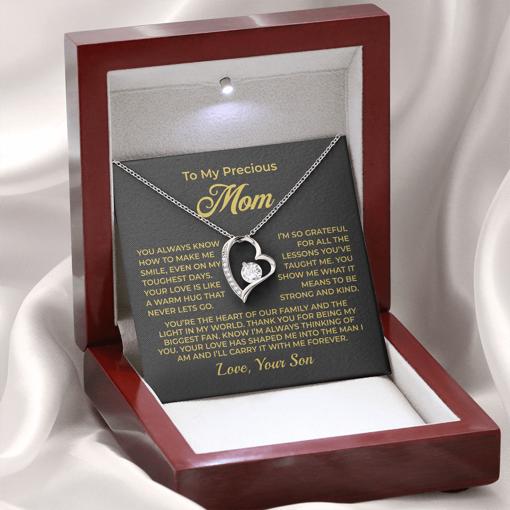 ShineOn Fulfillment Jewelry To My Precious Mom - Forever Love Necklace - GHR1090