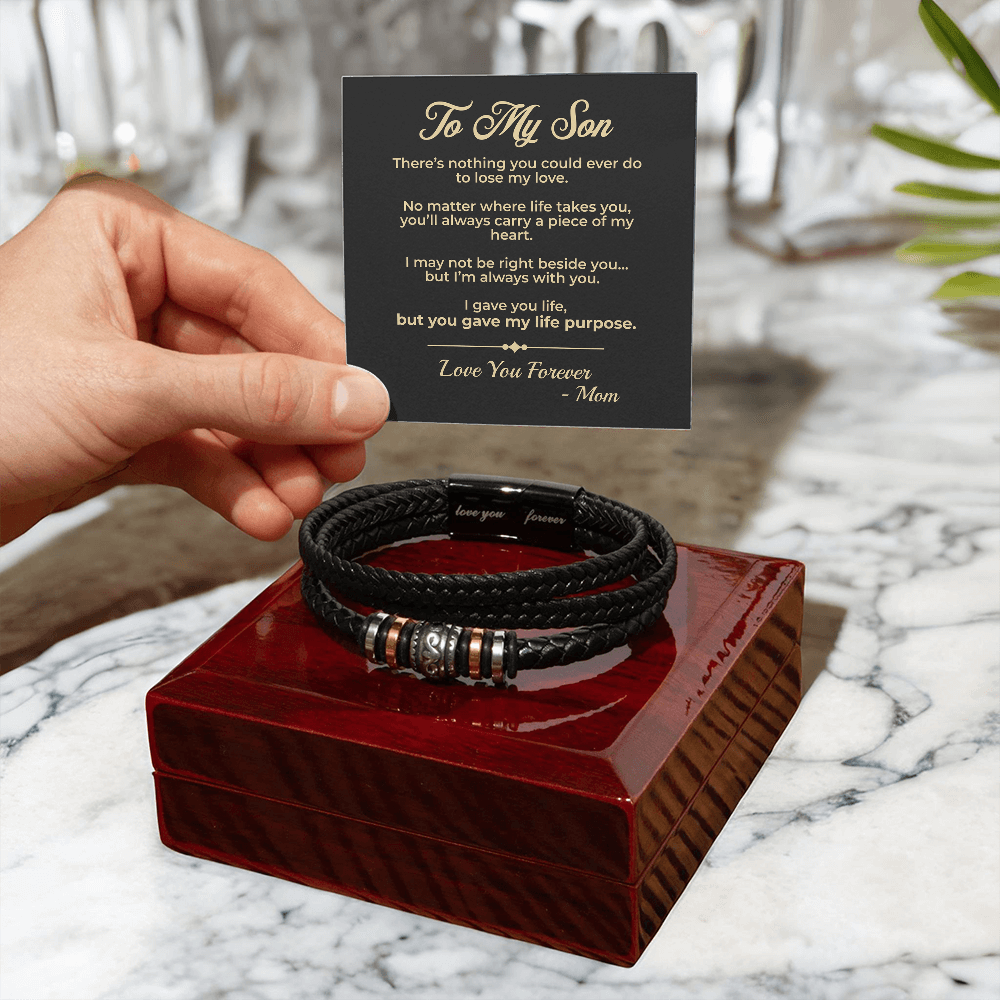 ShineOn Fulfillment Jewelry To My Son - Love You Forever Bracelet - GHR1160