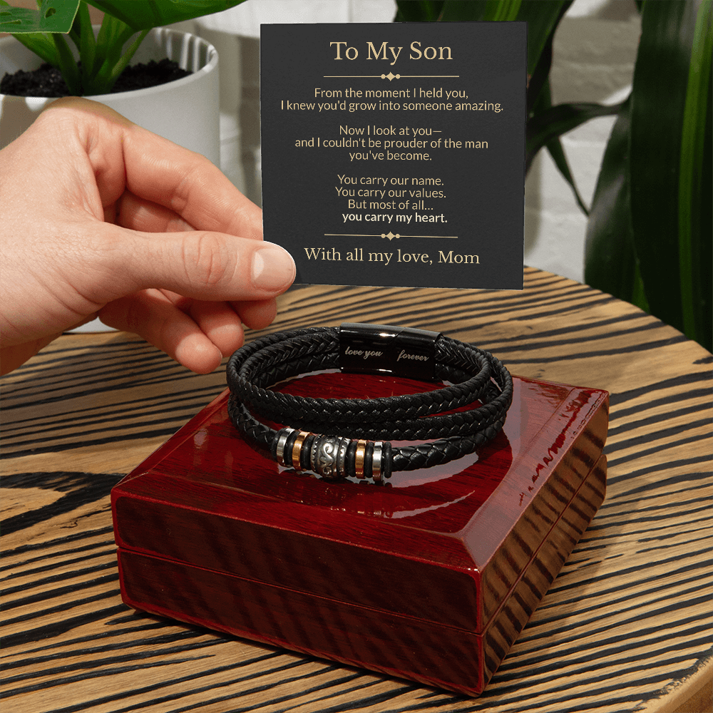 ShineOn Fulfillment Jewelry To My Son - Love You Forever Bracelet - GHR1184