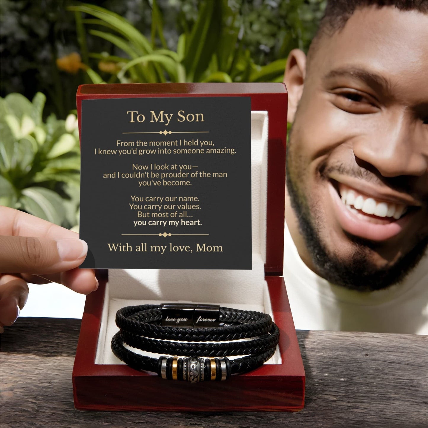 ShineOn Fulfillment Jewelry To My Son - Love You Forever Bracelet - GHR1184
