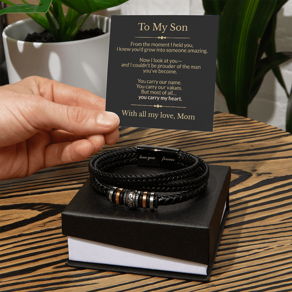 ShineOn Fulfillment Jewelry To My Son - Love You Forever Bracelet - GHR1184