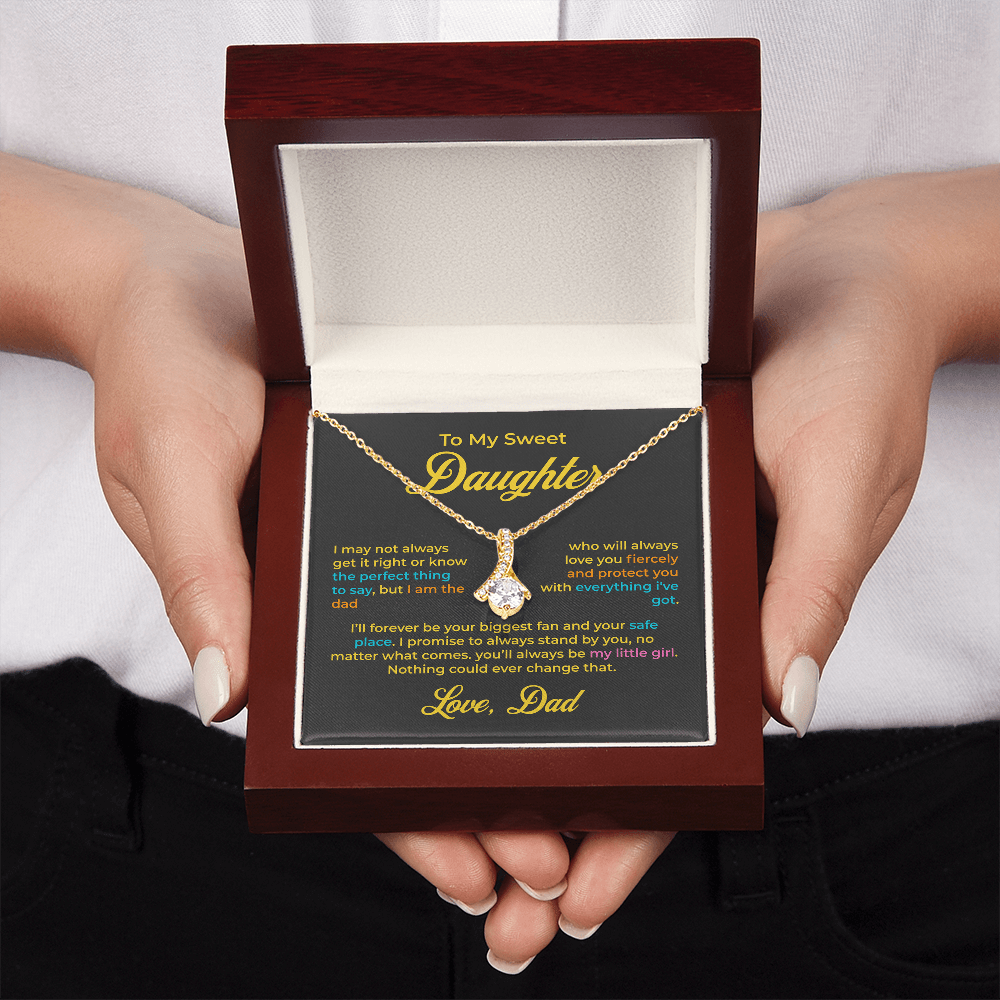 ShineOn Fulfillment Jewelry To My Sweet Daughter - Alluring Beauty Necklace - GHR1190
