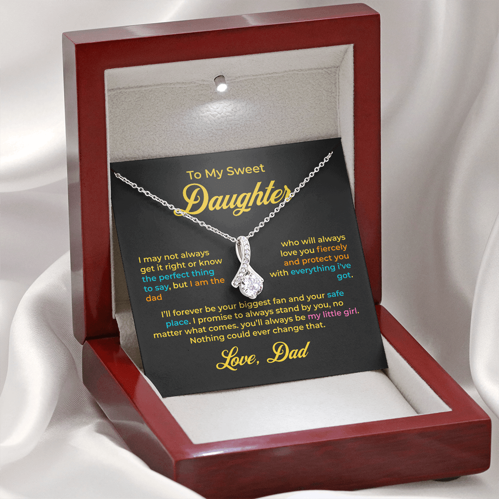 ShineOn Fulfillment Jewelry To My Sweet Daughter - Alluring Beauty Necklace - GHR1190