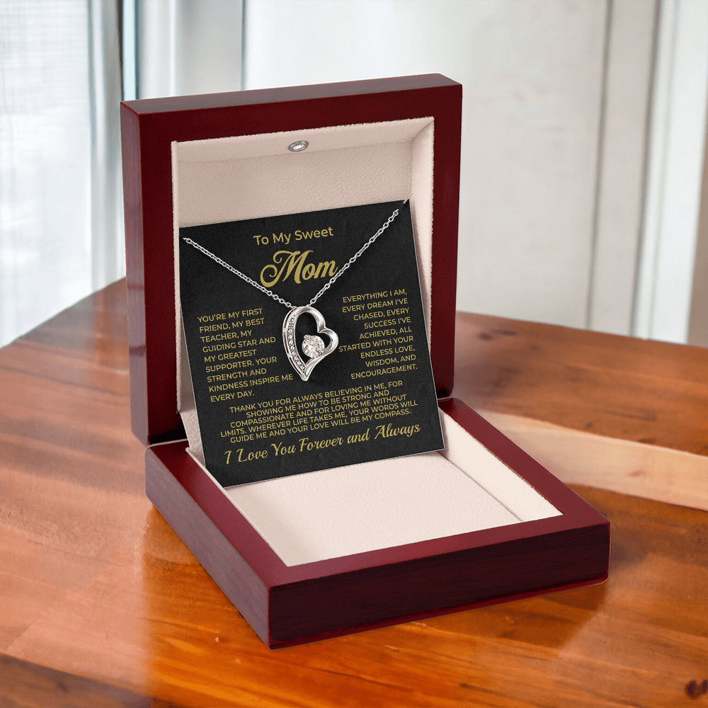 ShineOn Fulfillment Jewelry To My Sweet Mom - Forever Love Necklace