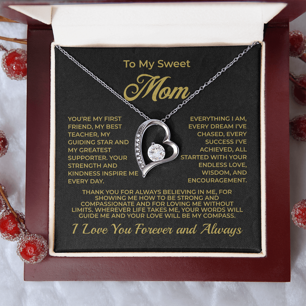 ShineOn Fulfillment Jewelry To My Sweet Mom - Forever Love Necklace